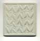 relief tile - olive leaf pattern, white glaze